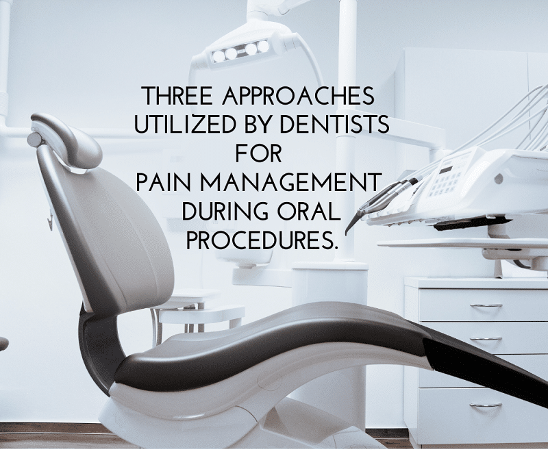 Three Approaches Utilized by Dentists for Pain Management During Oral Procedures